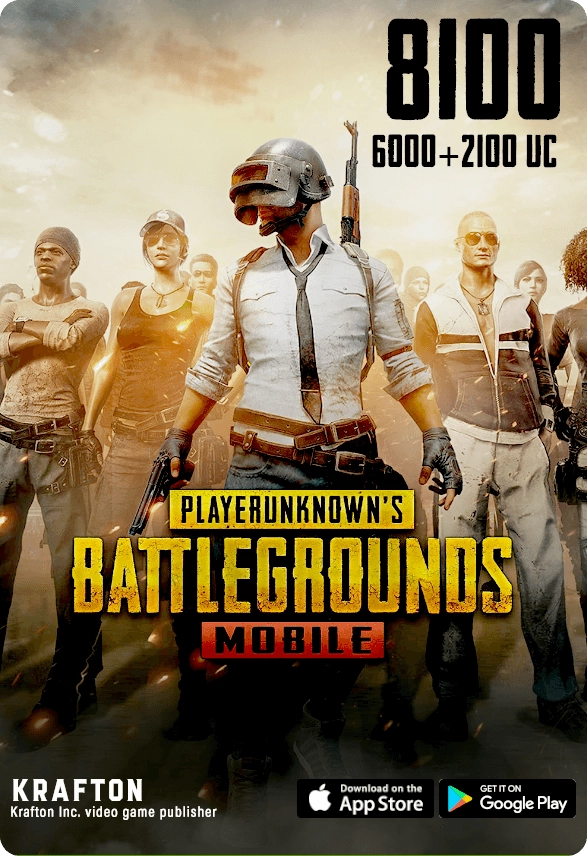 PUBG Mobile - 6000 UC + 2100 UC (Digital Code)  for sale in Emirates from Games2all