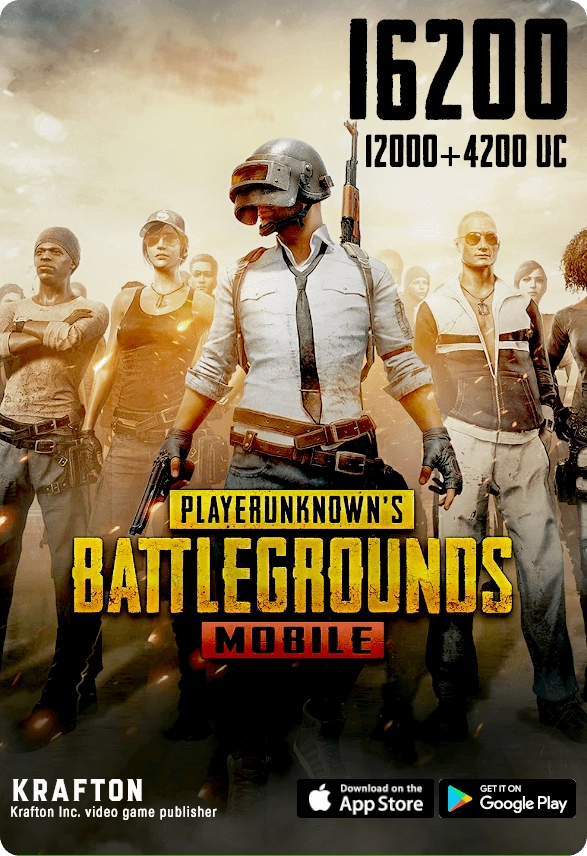 PUBG Mobile - 12000 UC + 4200 UC (Digital Code)  for sale in Emirates from Games2all