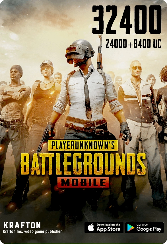 PUBG Mobile - 24000 UC + 8400 UC (Digital Code)  for sale in Emirates from Games2all