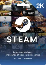 Steam Wallet Gift Card India 2000 INR -  for sale in Emirates from Games2all