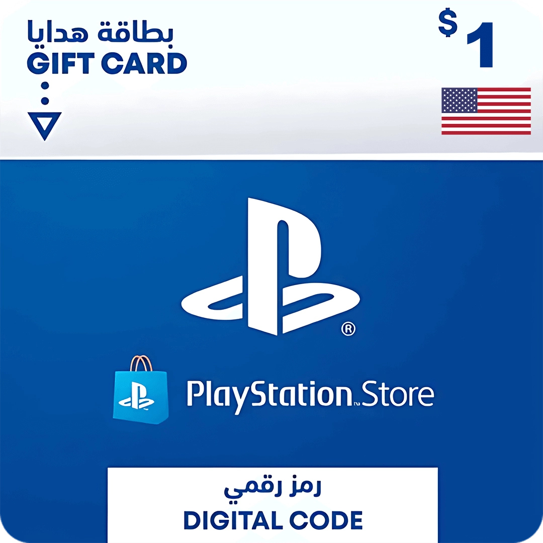 PSN PlayStation Store Gift Card $1 (USA)  for sale in Emirates from Games2all