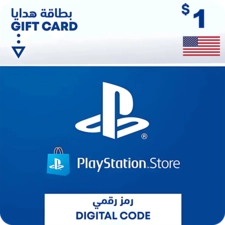 بطاقة شحن بلايستيشن ستور 1$ (امريكي) -  للبيع في الإمارات من خلال Games2all