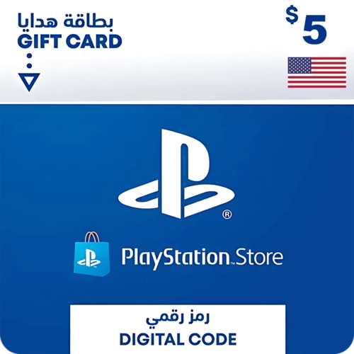 PSN PlayStation Store Gift Card $5 (USA)  for sale in Emirates from Games2all