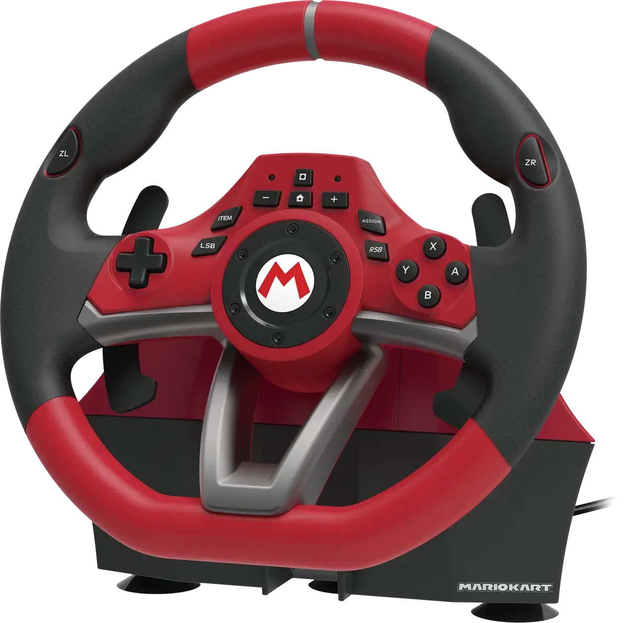 Mario Kart Racing Wheel Pro Deluxe for Nintendo Switch - Red and Black  for sale in Emirates from Games2all