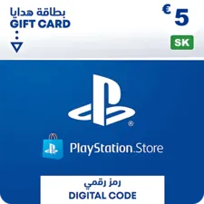 PSN PlayStation Store Gift Card 5 EUR - Slovakia (97637)