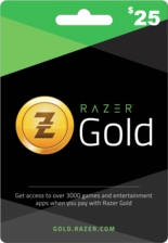 Razer Gold 25$ Global Gift Card -  for sale in Emirates from Games2all