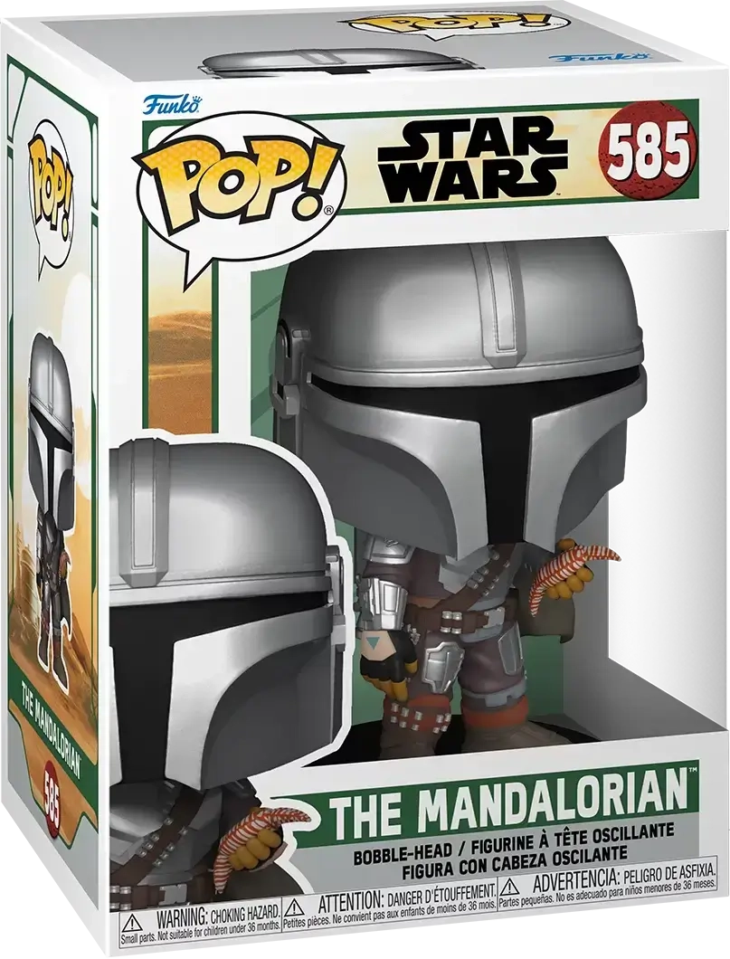 Funko Pop! Star Wars: The Book of Boba Fett - Mando with Pouch (585)  for sale in Emirates from Games2all