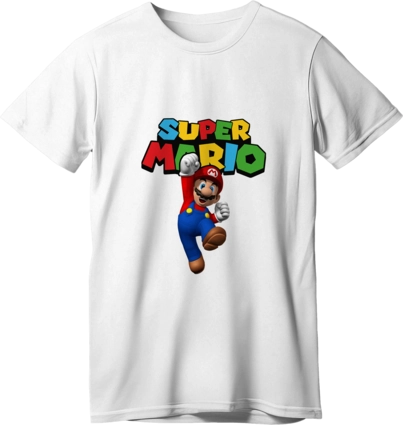 Super Mario LOOM Kids Gaming T-Shirt