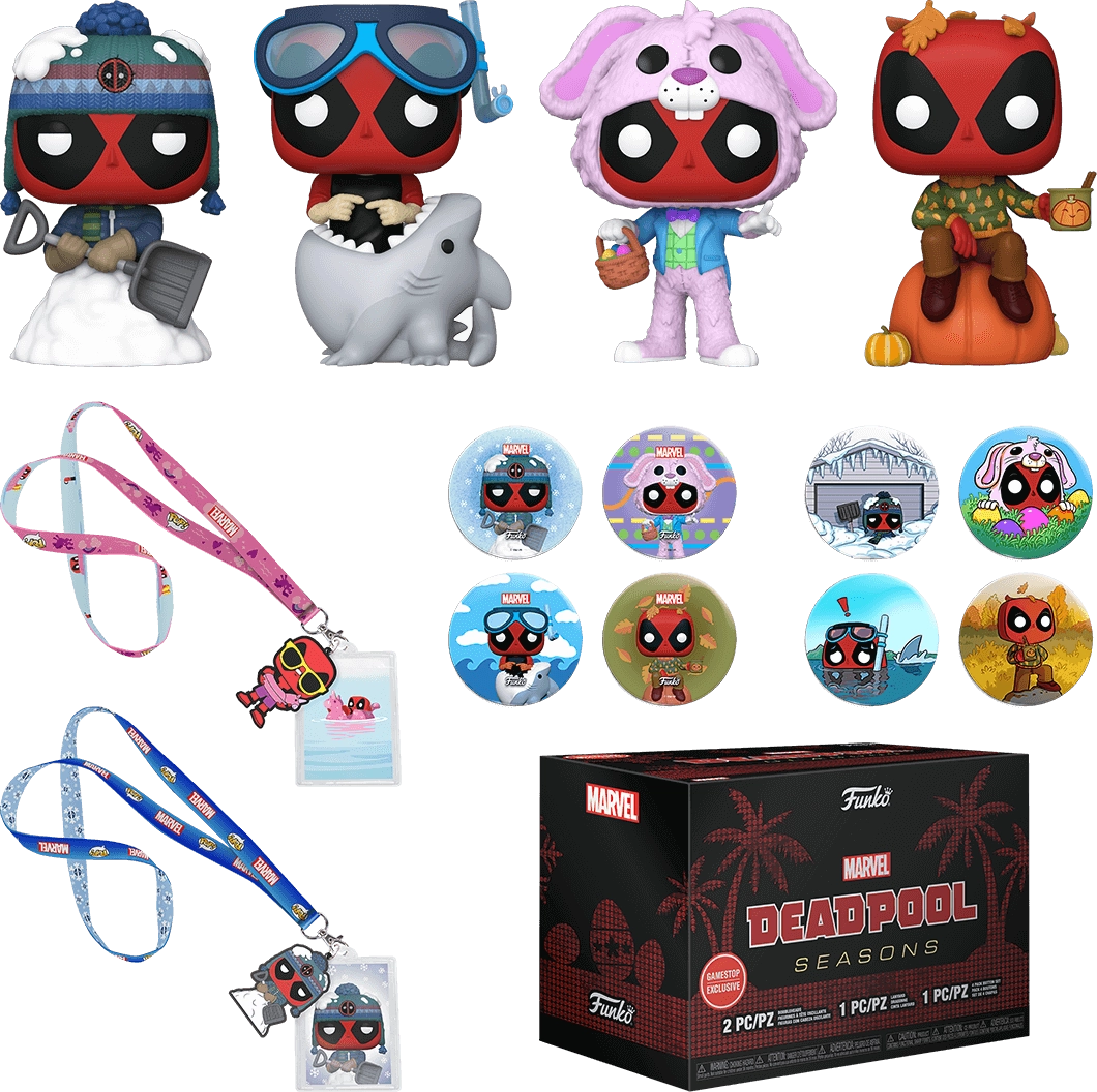 Funko Pop! Gift Box! Marvel: Deadpool Seasons (Exc)  for sale in Emirates from Games2all