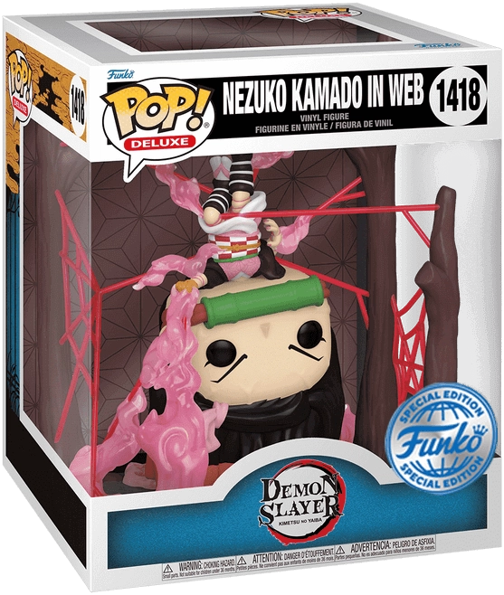 Funko POP! Deluxe Anime: Demon Slayer - Nezuko in Web (GW)(Exc)  for sale in Emirates from Games2all