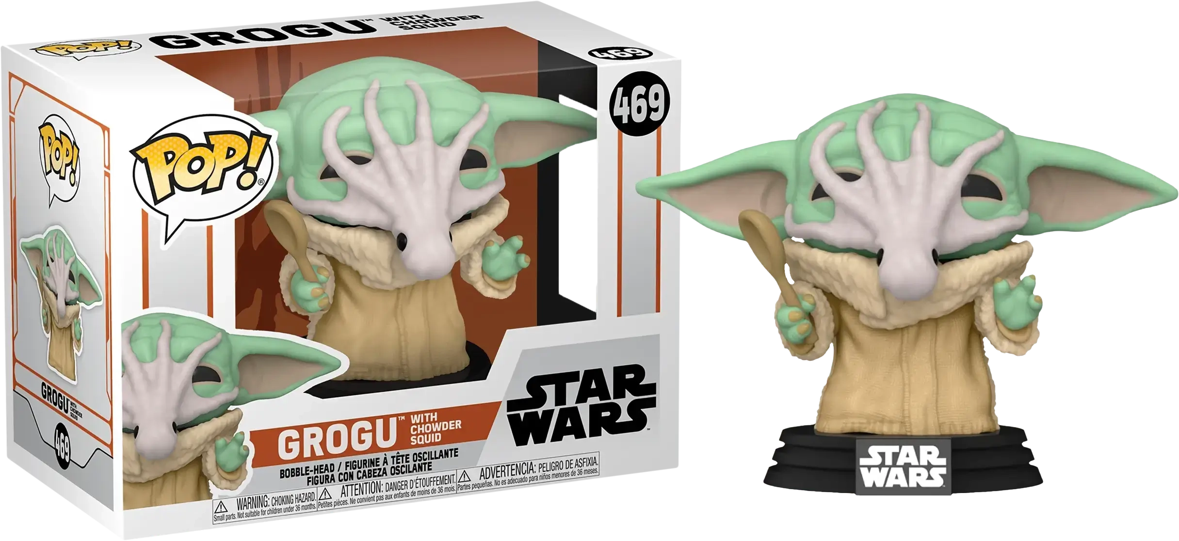 Funko POP! Star Wars: Mandalorian - Child w/Chowder Squid (Exc)  for sale in Emirates from Games2all